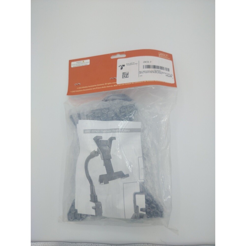 iBOLT TabDock FlexPro Clamp IBBZ-33763 Heavy Duty C-clamp Mount 4 Tablets 7"-10"